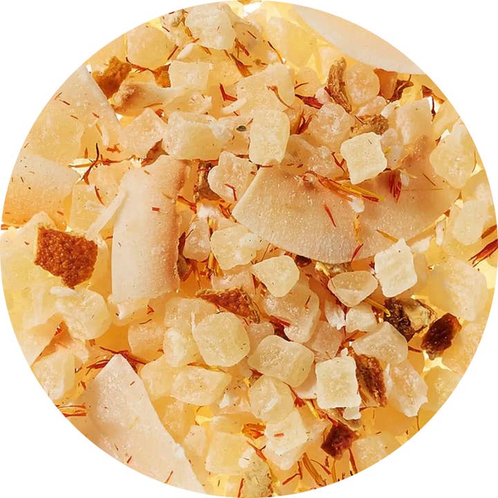 Papo'thé - Venta al por mayor Tés a granel - Infusión Coco-Lima-Aloe Vera BAJA EN ÁCIDO 50g