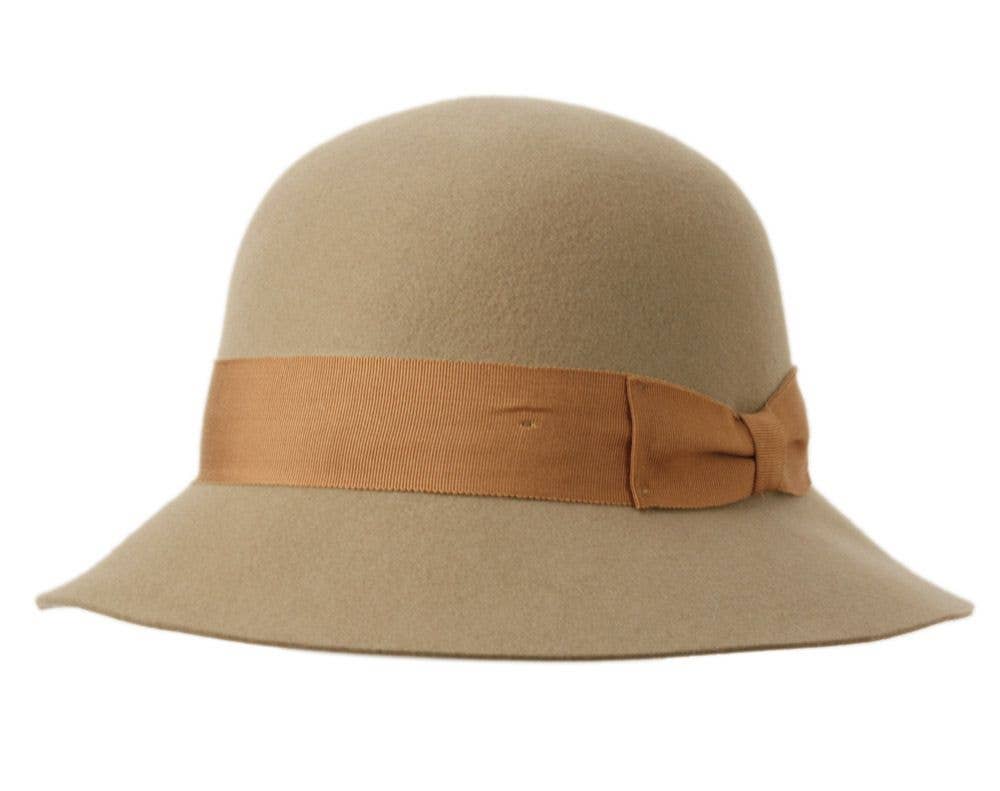 Epoch hats – wholesale Cloche hat – Women’s – Ladies Wool Felt Hats With Grosgrain Ribbon2