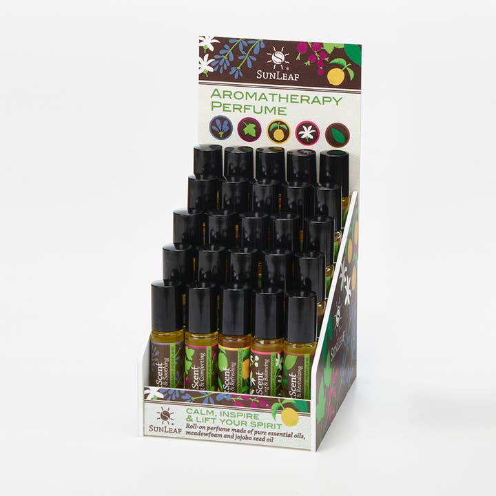 Display - PlantScent Aromatherapy Perfume for wholesale by SunLeaf Naturals