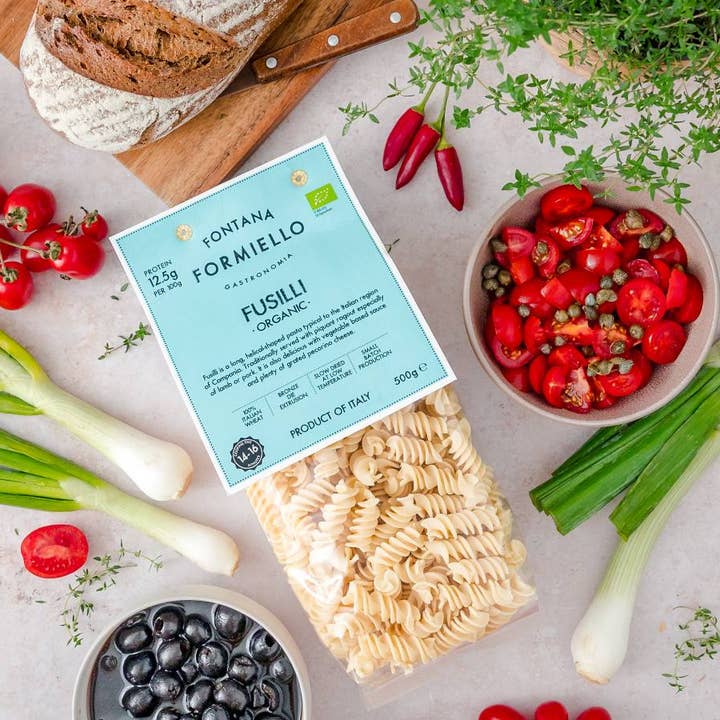 Gourmica - Wholesale Pasta - Fontana FORMIELLO Organic Fusilli (500g)1