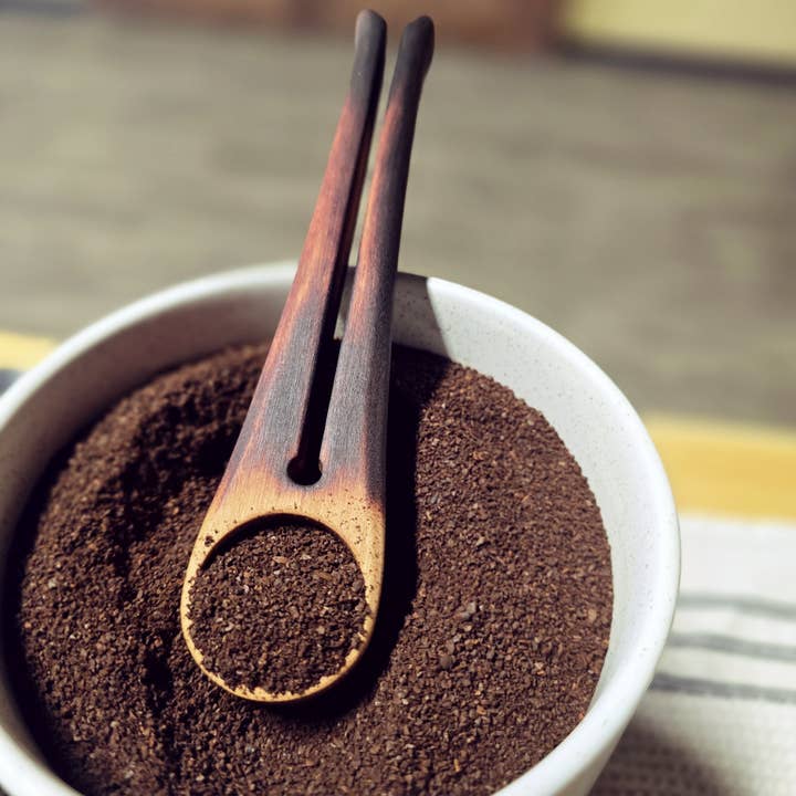 Two Ravens: Tool & Craft - Wholesale Measuring Spoon - Coffee Scoop / Bag Clip - Handmade Wood Kitchen Utensil0