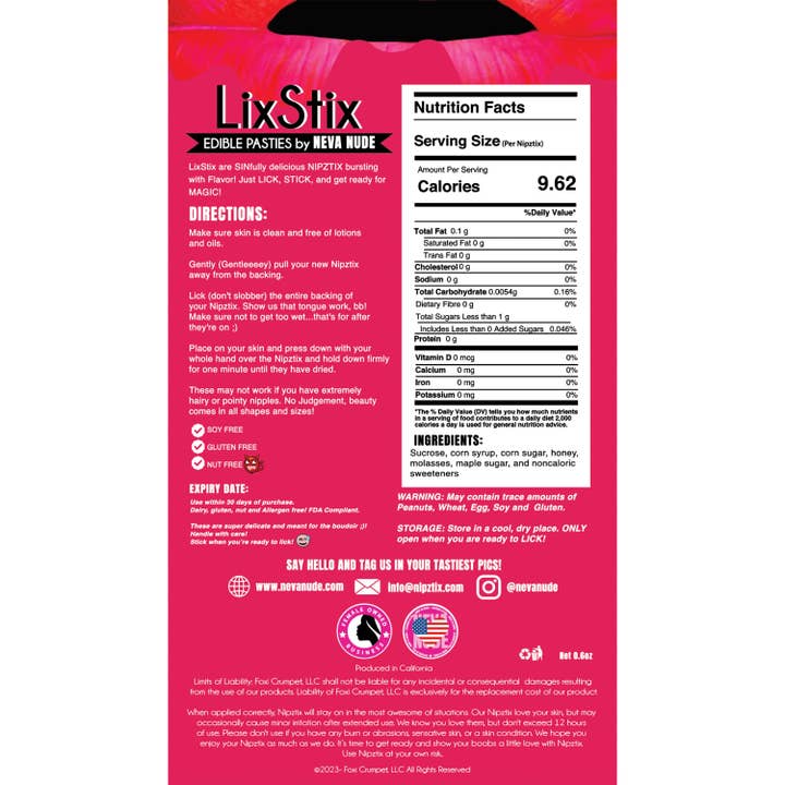 Pink Very Vanilla Simp Sonz D'ohnut Edible Nipple Cover Pasties for wholesale on Faire1