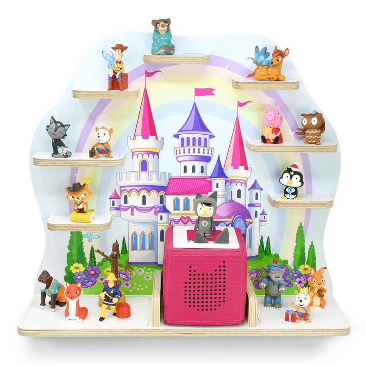 Estantería de madera adecuada para The Toniebox, grande, Fairytale Castle para venta al por mayor de stadtecken