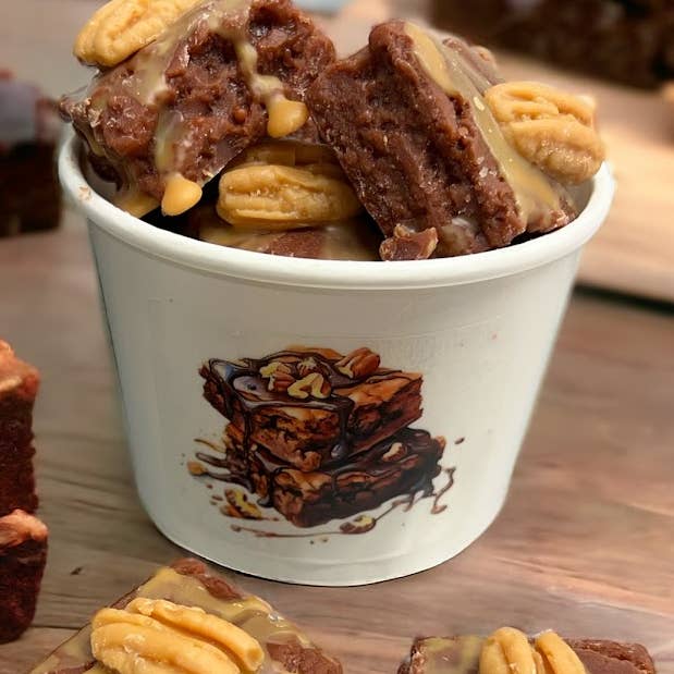Fondants Parfumés Brownie Tortue avec Noix de Pécan & Pralines pour la vente par Eartherella Soap & Candle Co., LLC