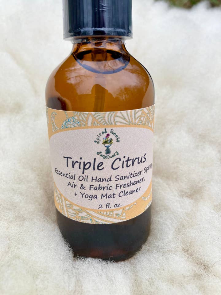 Citrus Essential Oil Spray | Yoga Mat & Body Freshener for wholesale by Spiral Roots Sanctuary