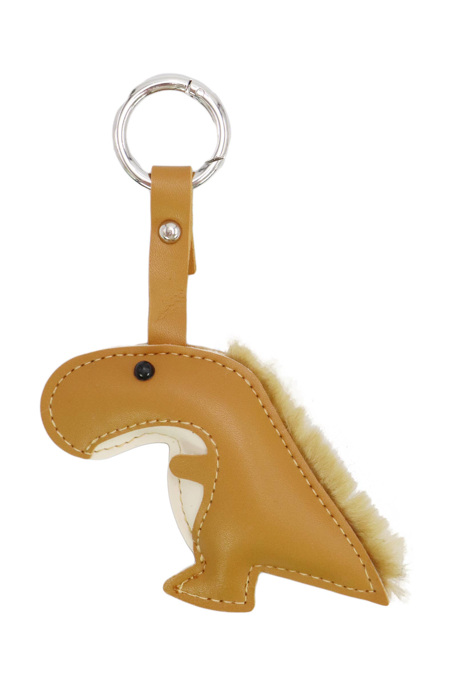 Cap Zone – wholesale Nyckelring - Unisex – Dinosaur Veganläder Metallnyckelring - 12 st2