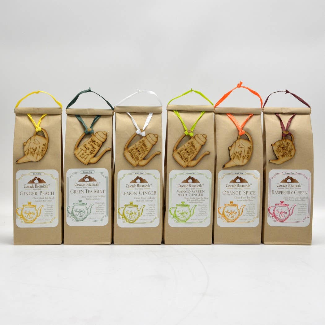 Cascade Teas & Botanicals - Wholesale Loose Tea - Raspberry Green Tea Loose Pack7