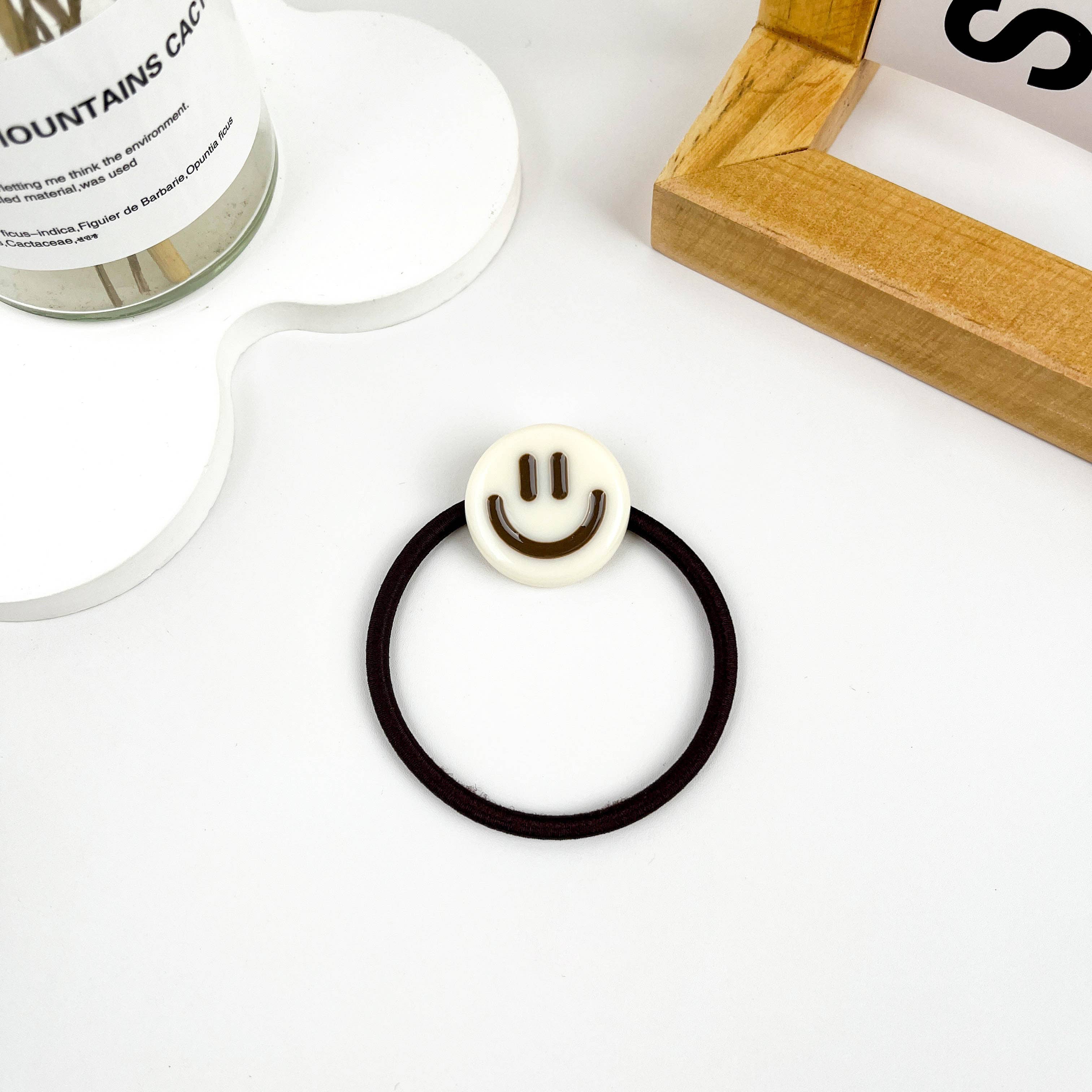 mildstyles - Wholesale Hair Tie - Cute smiley face hair tie1