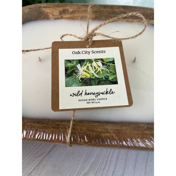 Oak City Scents - Wholesale Jar/Filled Candle - Dough Bowl Candle 14 oz. Ready to Gift 14