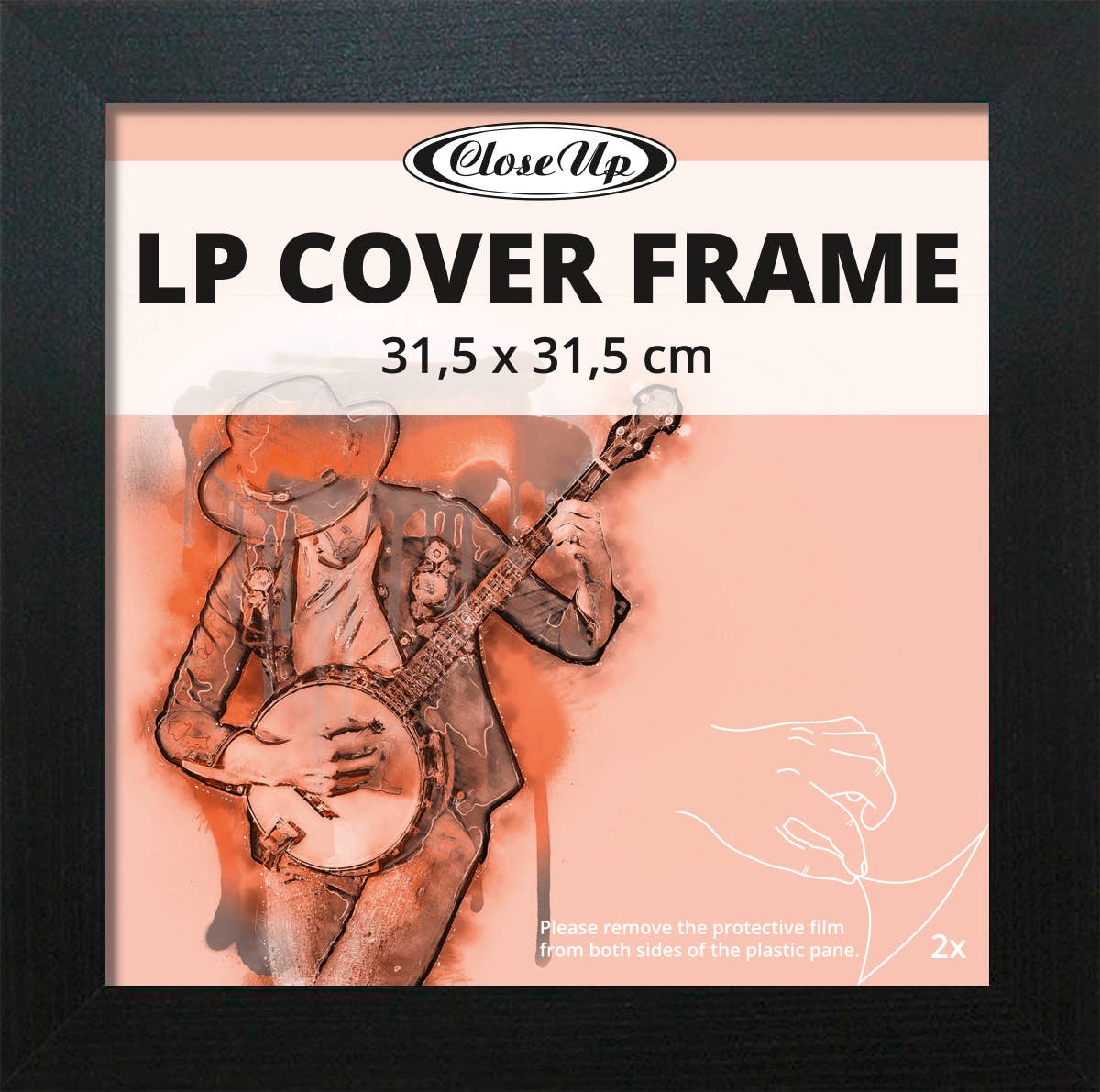 Close Up GmbH - Wholesale Picture Frame - LP album cover frame (31.5 x 31.5 cm)0