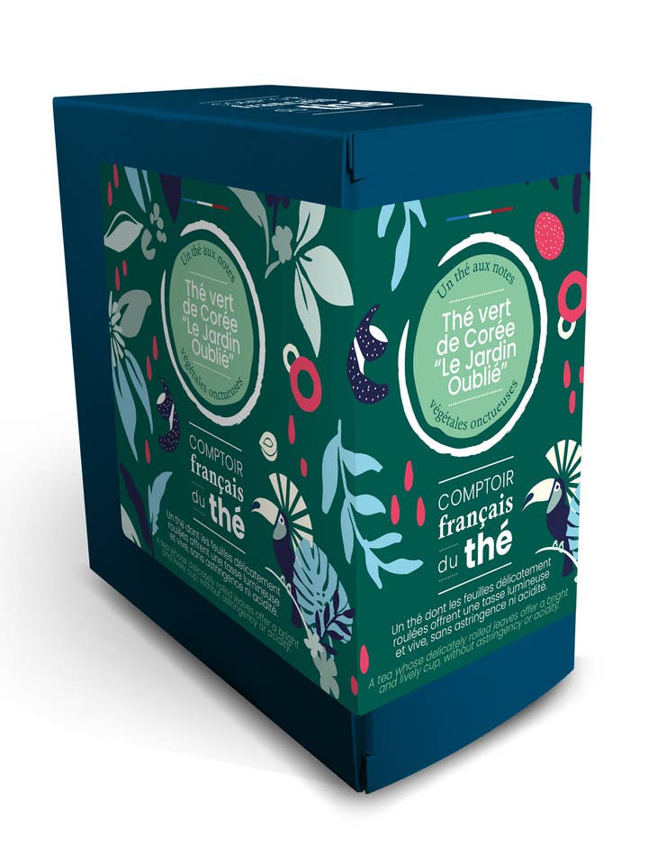 The Forgotten Garden Korean Green Tea - Box of 20 Sachets for wholesale by Comptoir Français du Thé