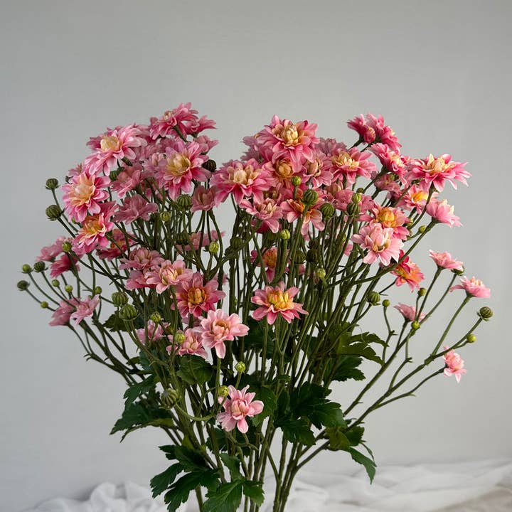 Realistic Artificial Flowers - Wholesale Artificial flowers - Pink Princess Dahlia Stem – Realistic Artificial Flowers3