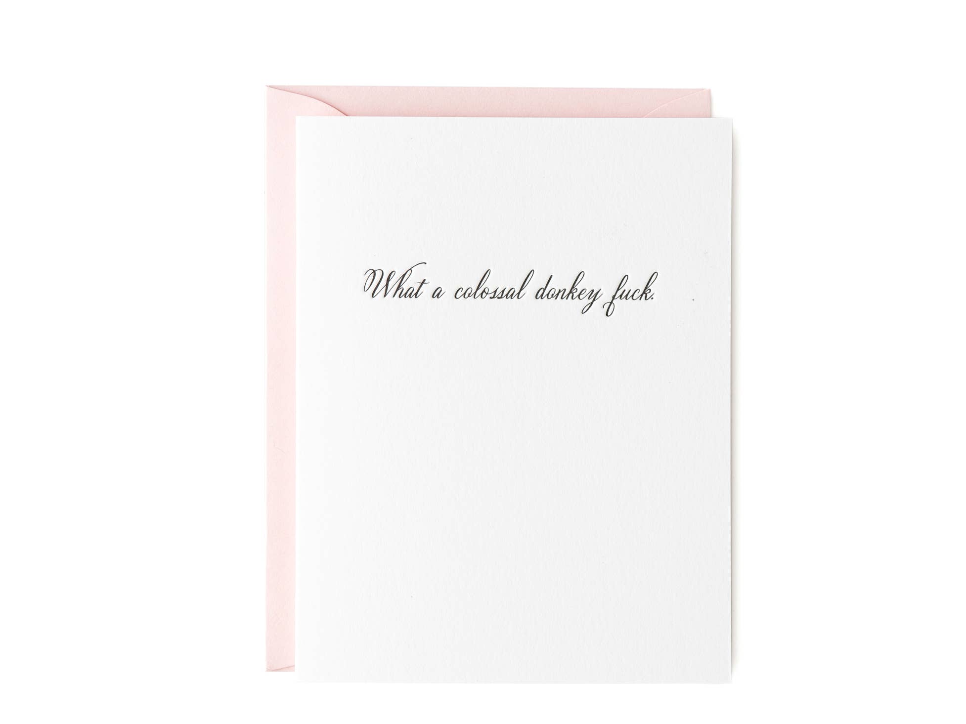 Paper Epiphanies - Wholesale Everyday Greeting Card - Colossal Donkey Fuck Card1