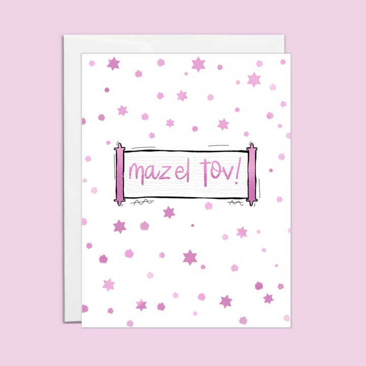 Mazel Tov Scrolls for wholesale by The Simcha Store