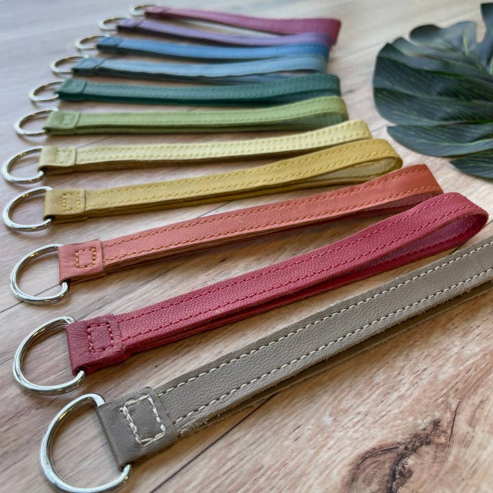 Cinturino in pelle per portamonete da polso, borsetta, borsa, portachiavi per la vendita all'ingrosso da parte di Mally Designs