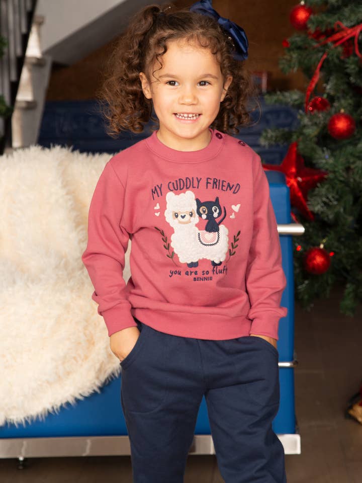 BENNIE KIDS - Wholesale Top & Pant Set - Kids - Cuddly Friend Set1