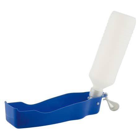 Blue Portable Dog Water Bottle for wholesale on Faire1