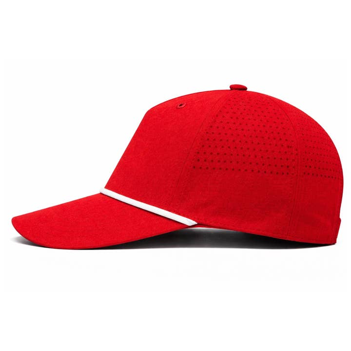 Stitch & Bill Hats - Wholesale Baseball Cap - Unisex - Performance 5 Panel Rope Baseball Cap Air Flow Men Women 12