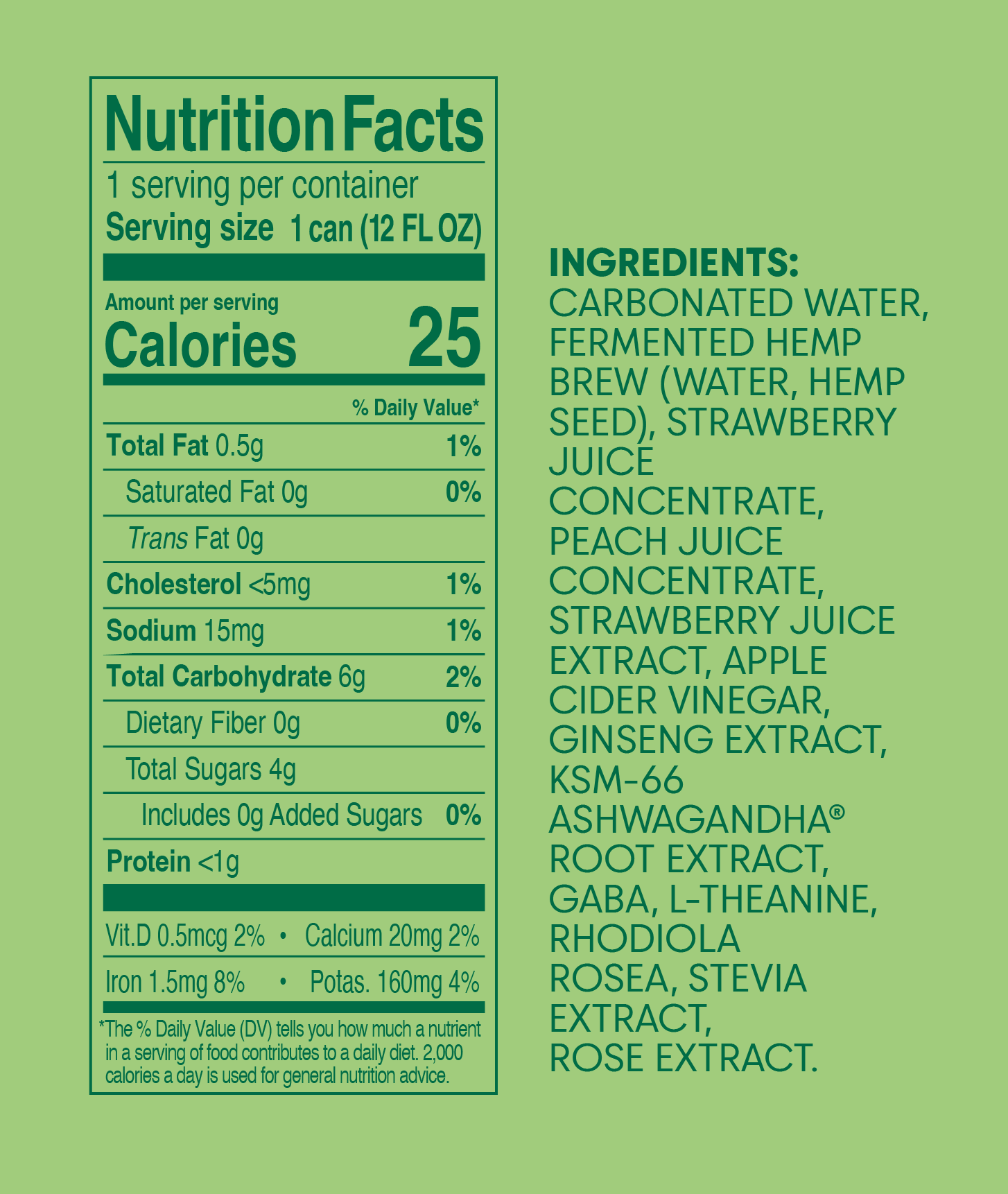 Mind Garden - Wholesale Wellness Juice/Tonic - Mind Garden Adaptogen Strawberry Rose Drink (12-Pack)2