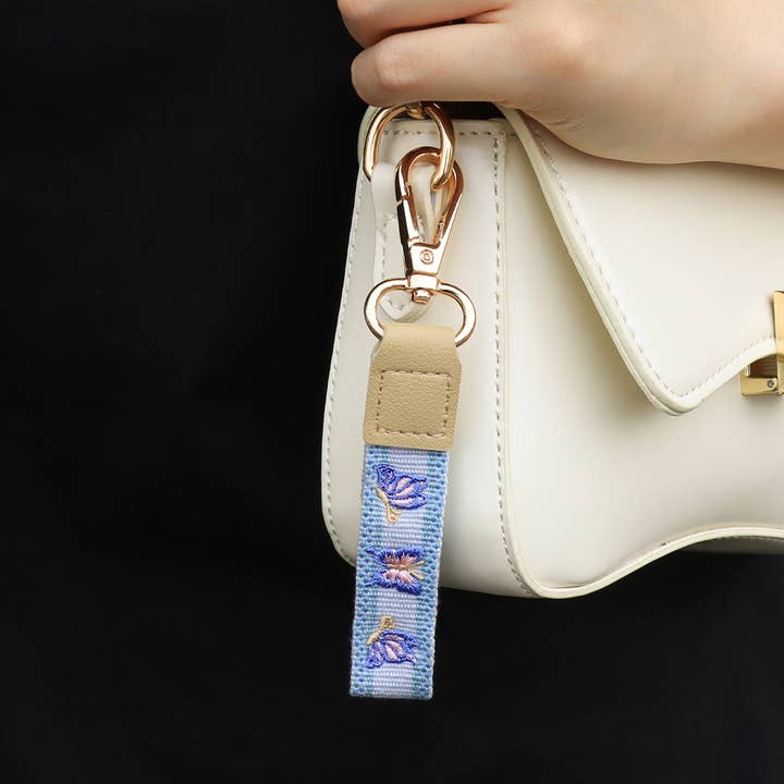 MKS America - Wholesale Keychain - Women's - Ball & Butterfly Theme Embroidered Keychain9