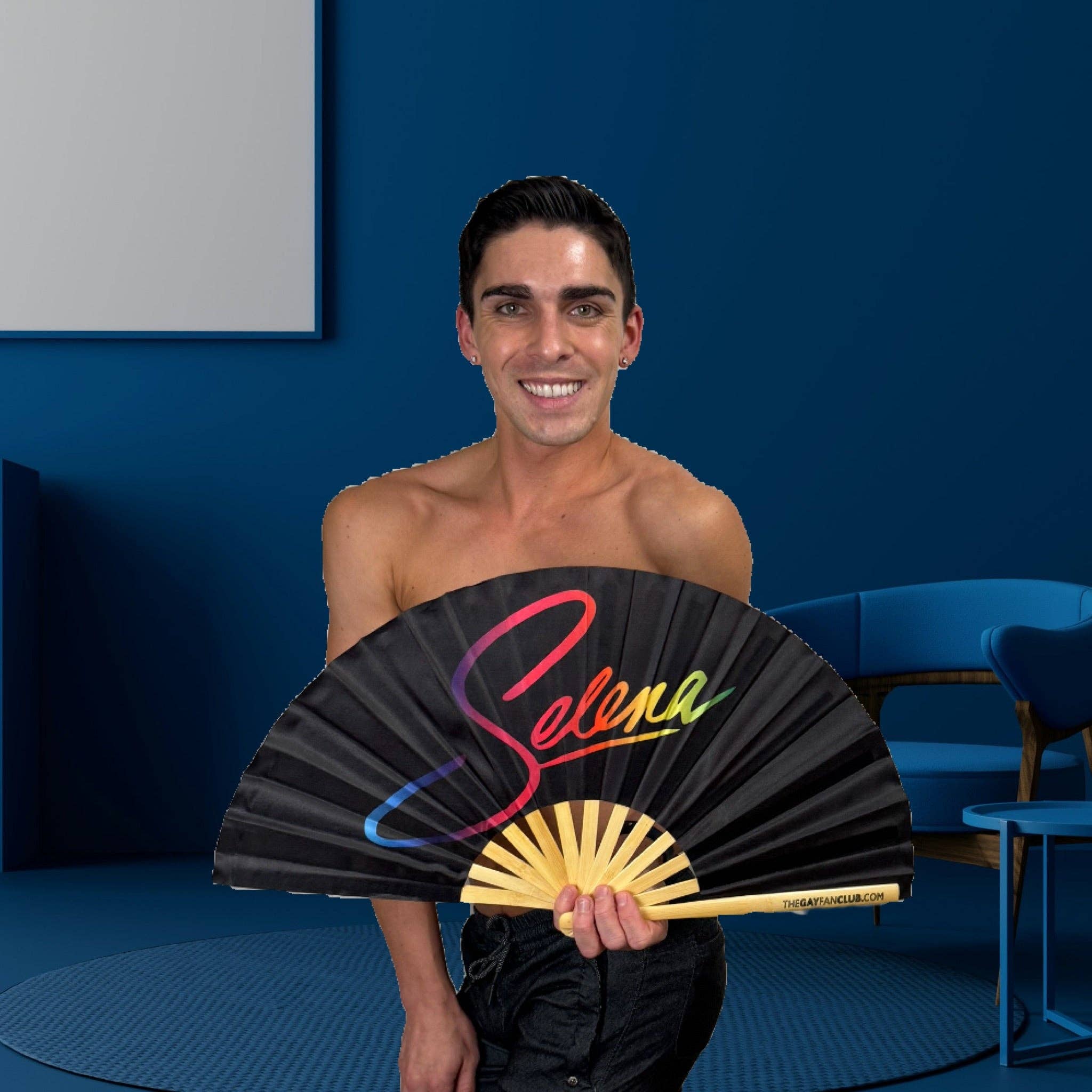 The Gay Fan Club - Wholesale Handheld Folding Fan - Selena Fan5