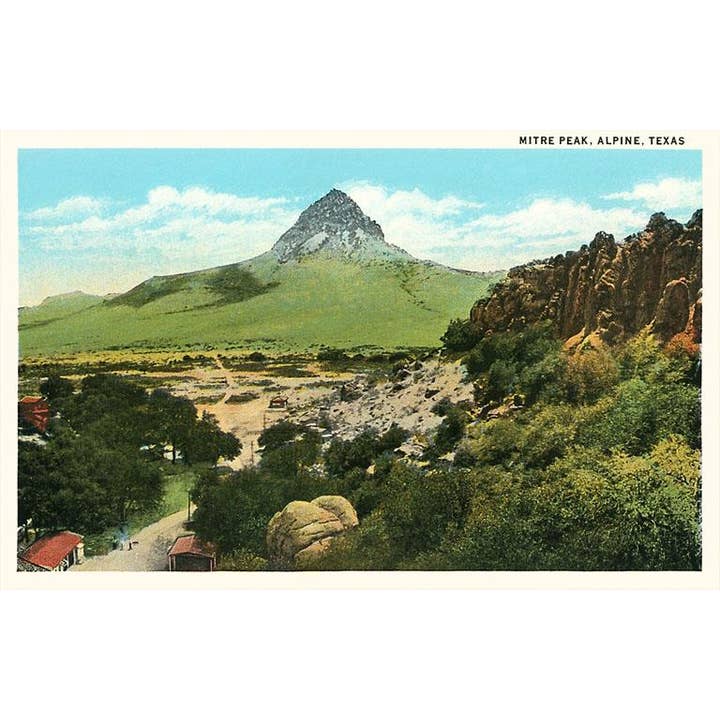Found Image Press - Wholesale Magnet - Magnet TX-818 Mitre Peak, Alpine