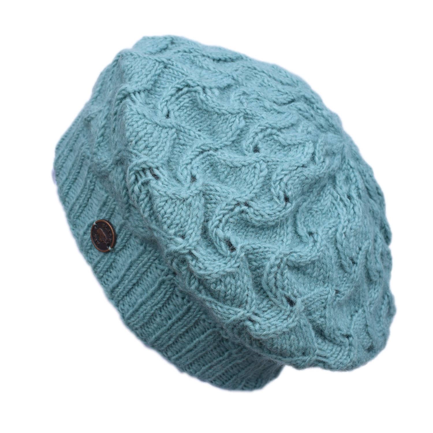 Black Yak Ltd - Wholesale Beret - Women's - Scroll Beret Pure Wool Hat - Knitted - Fair Trade3