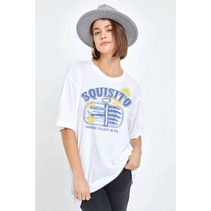 SQUISITO OVERSIZE TEE for wholesale by Art by Forgrand
