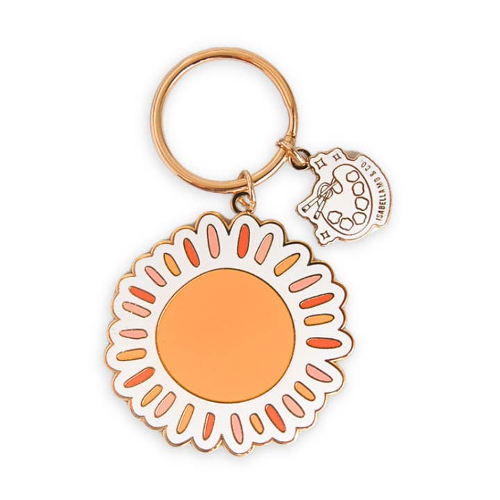 Sun Enamel sleutelhanger voor wholesale door Isabella MG