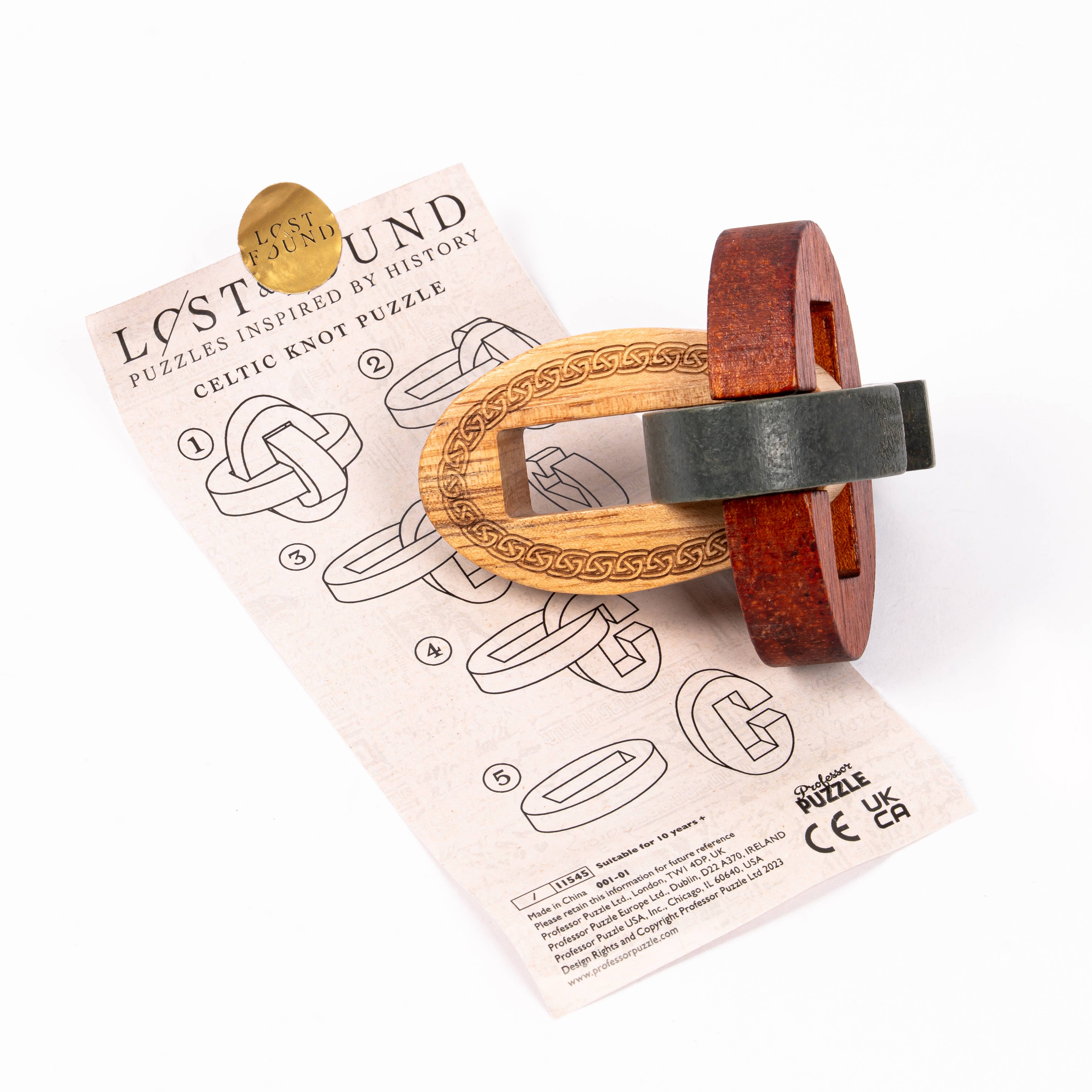 Professor Puzzle USA, Inc. - Wholesale Puzzle - Adult - Celtic Knot Puzzle2