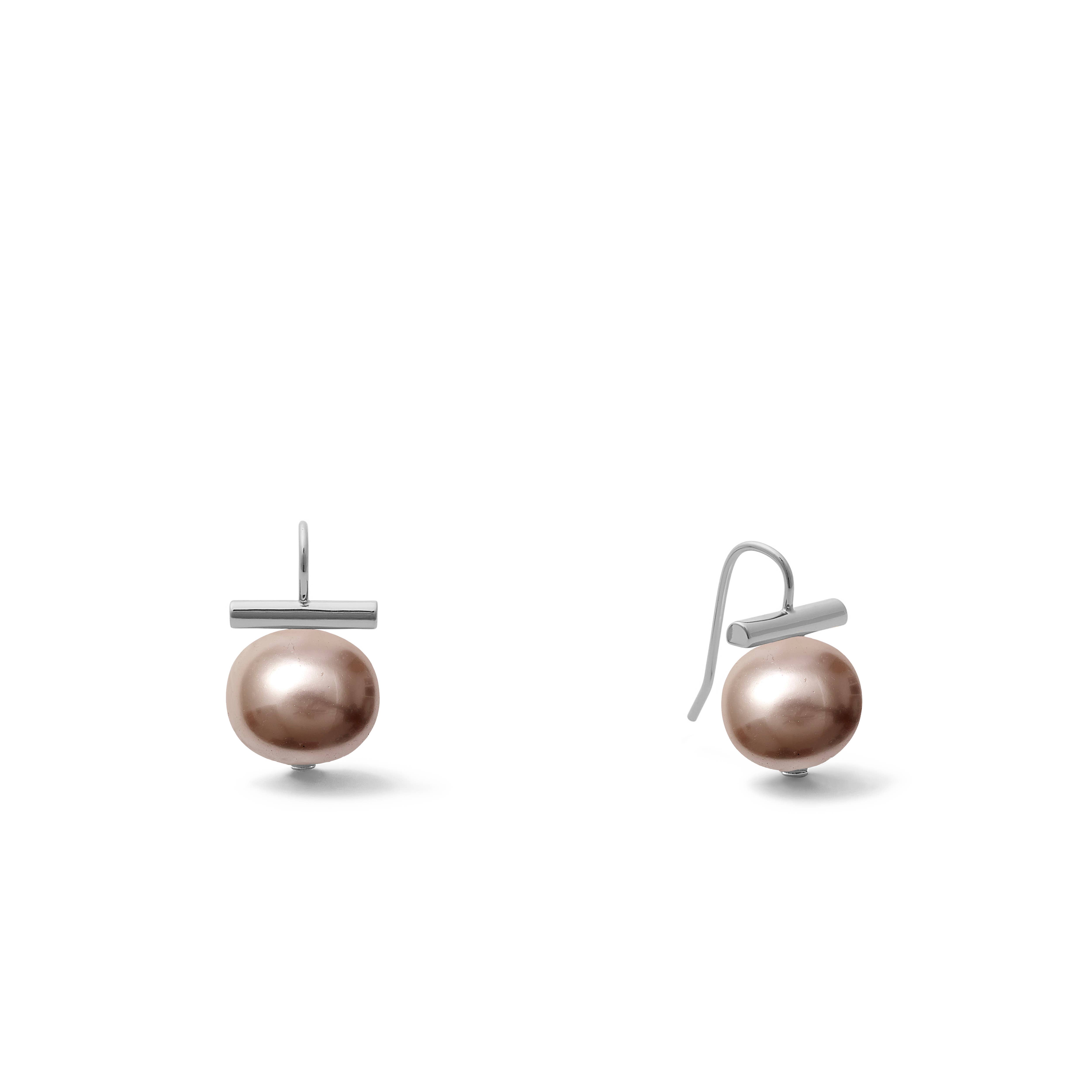 CC & Co by Catherine Canino - Wholesale Stud/Post Earrings - Petite + Sweet Pebble Pearls~ Baby Sterling Silver3