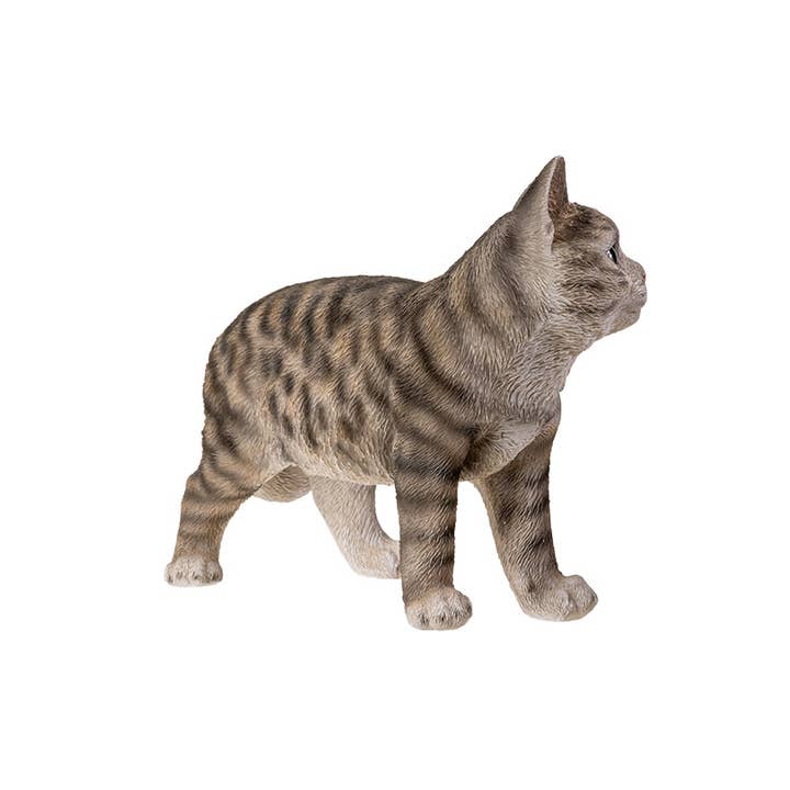 Pacific Trading - Venta al por mayor Figura decorativa - 15431 Gato Tabby Gris C/4