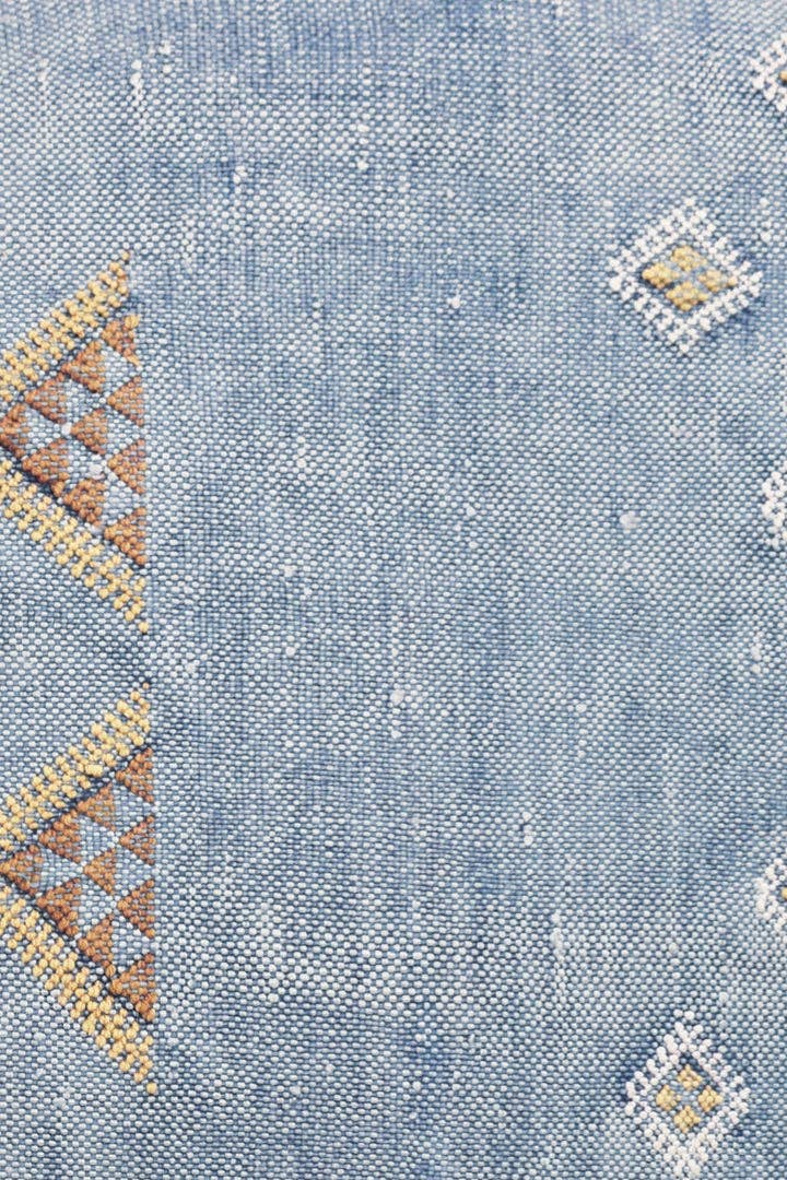 YONDER. – Almofada de cadeira por atacado – Almofada Pufe de Seda de Cacto XL | Azuis1