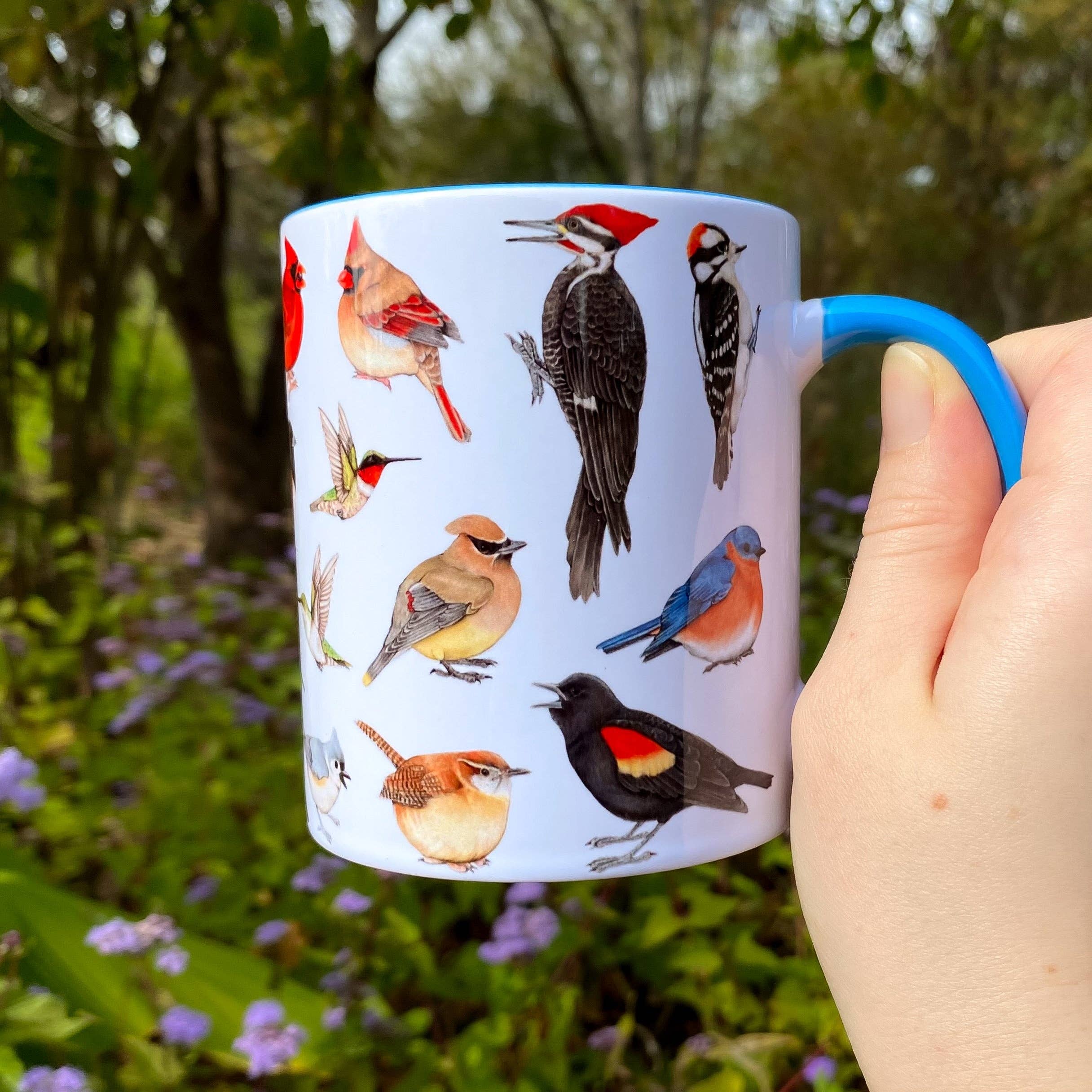 Allison Stoiser Art - Wholesale Coffee Mug - Backyard Birds 11 oz Ceramic Mug3