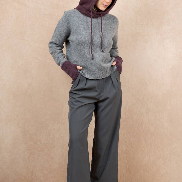 NAÏS PARIS - Wholesale Balaclava - Women's - DRAWSTRING HOOD IN ALPACA AND WOOL6