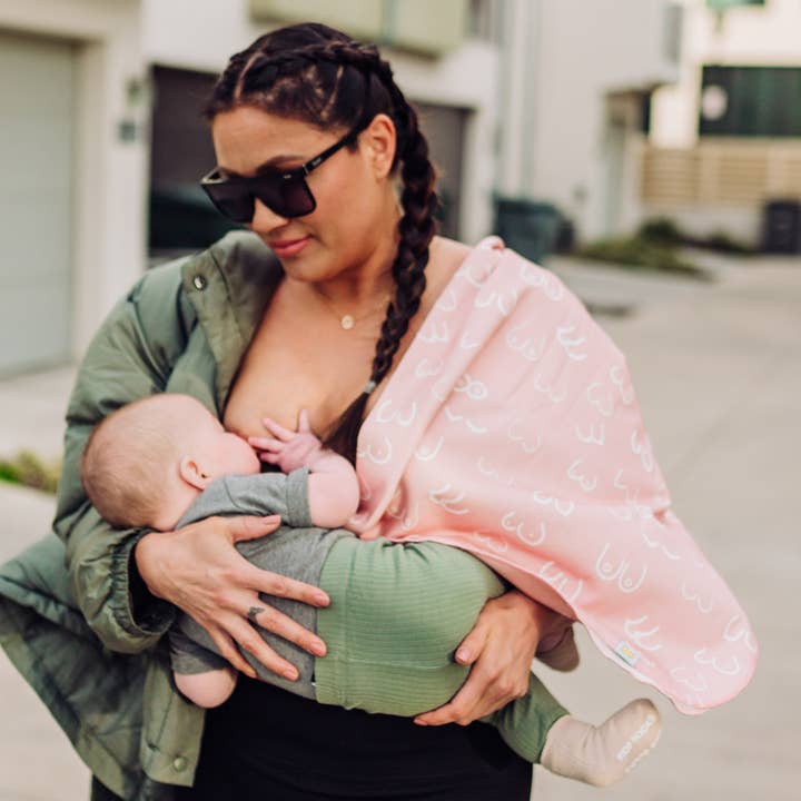 The Little Milk Bar - Wholesale Bedding Blanket - Kids & Baby - Boobs Baby Blanket5
