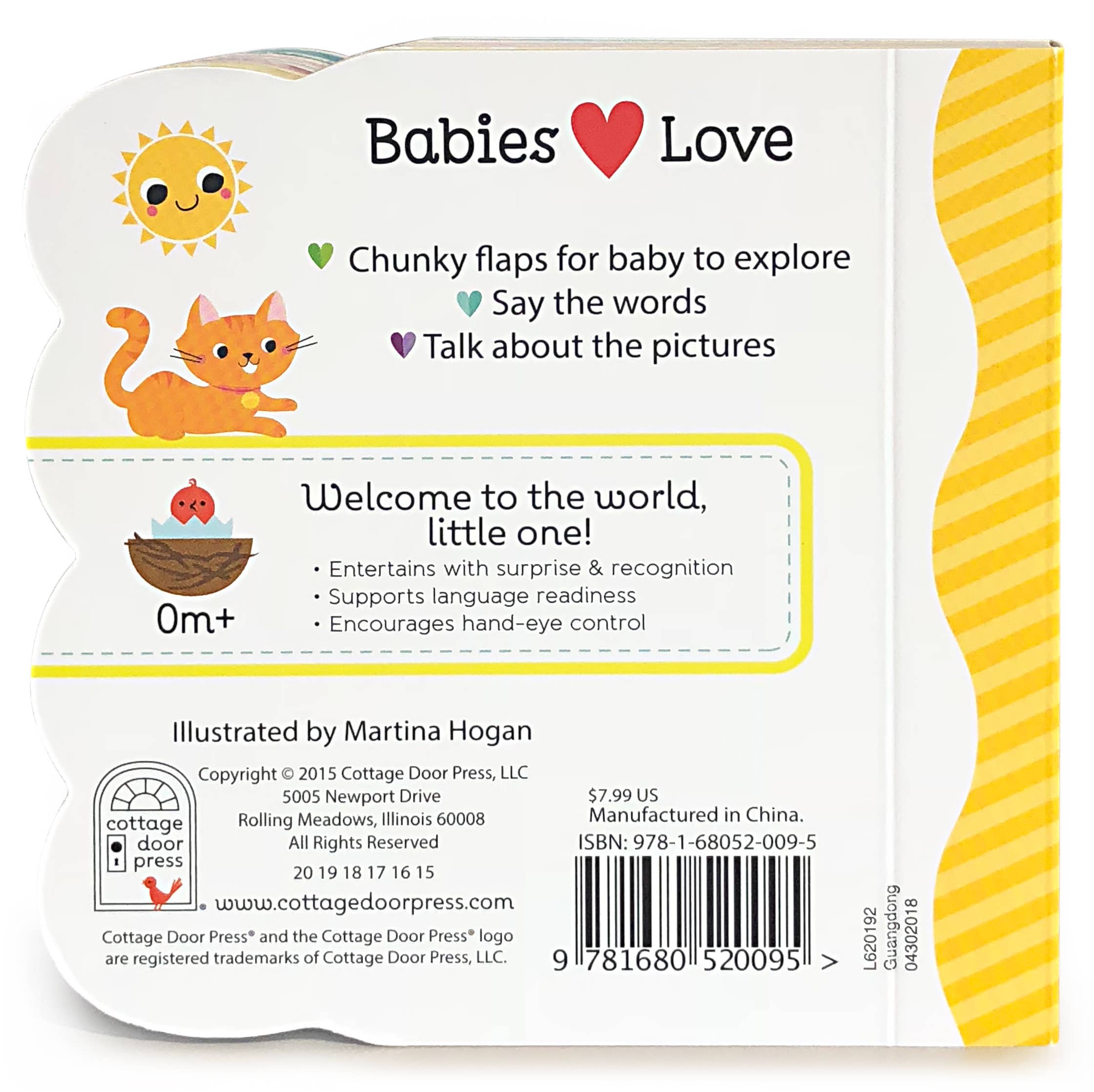 Cottage Door Press - Wholesale Baby & Toddler Book (0-2) - Babies Love First Words Lift-a-Flap Board Book3