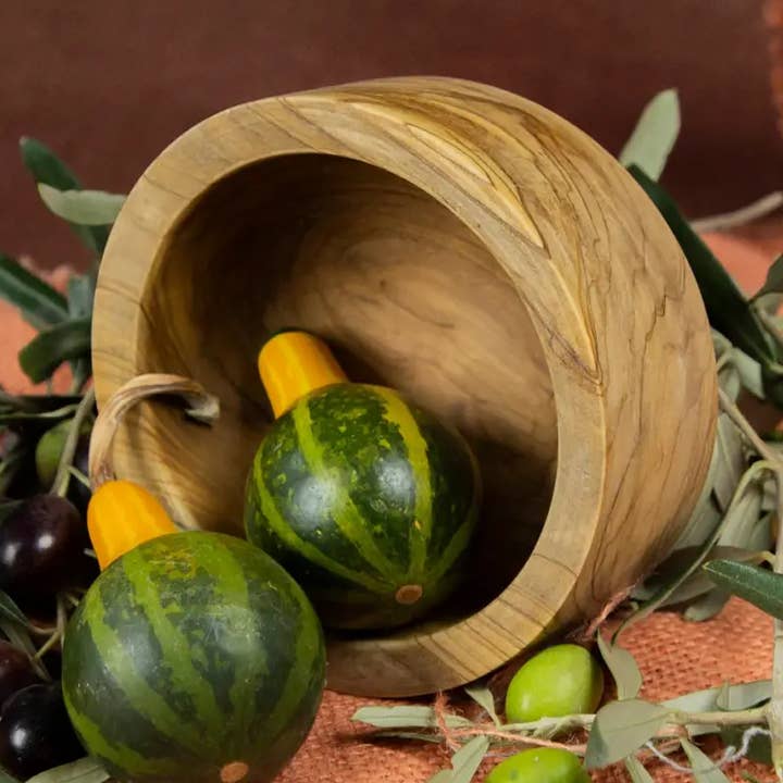 TAÇA OLIVEIRA RÚSTICA 12 cm, Recipiente Cozinha por atacado de Kayrana