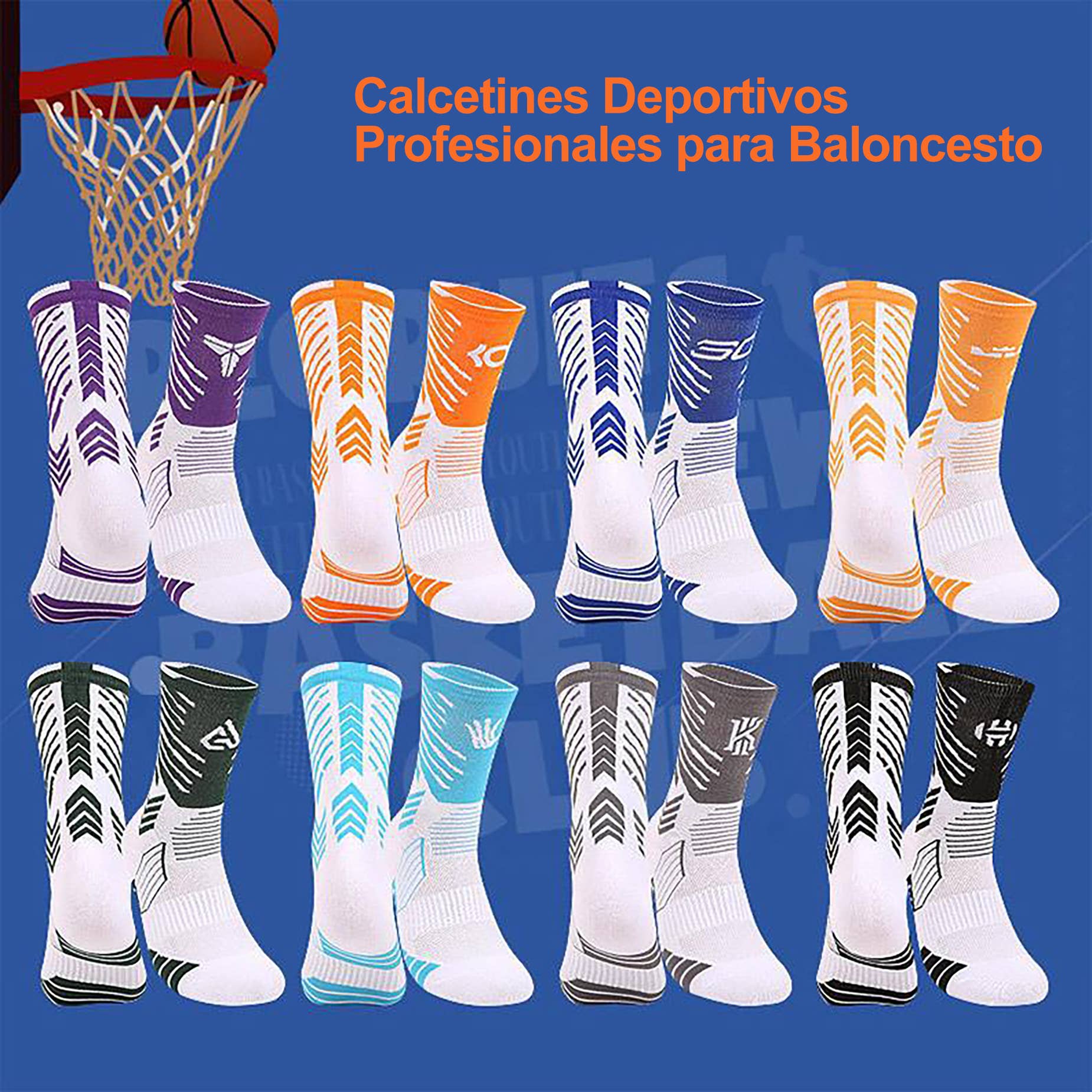 Ivedin - Wholesale Socks - Unisex - Professional Basketball Sports Socks Packs1