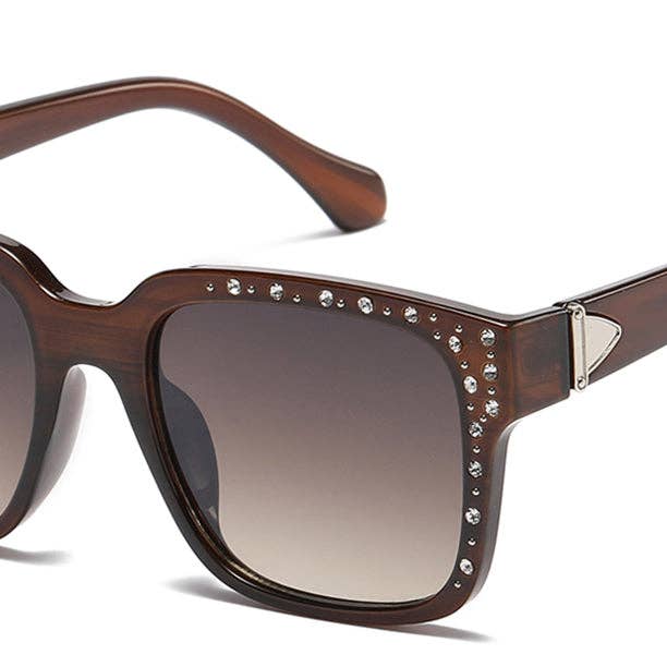 Unisex Rhinestone Sunglasses - LZ512-8RS2069 for wholesale by Luna Sunglasses