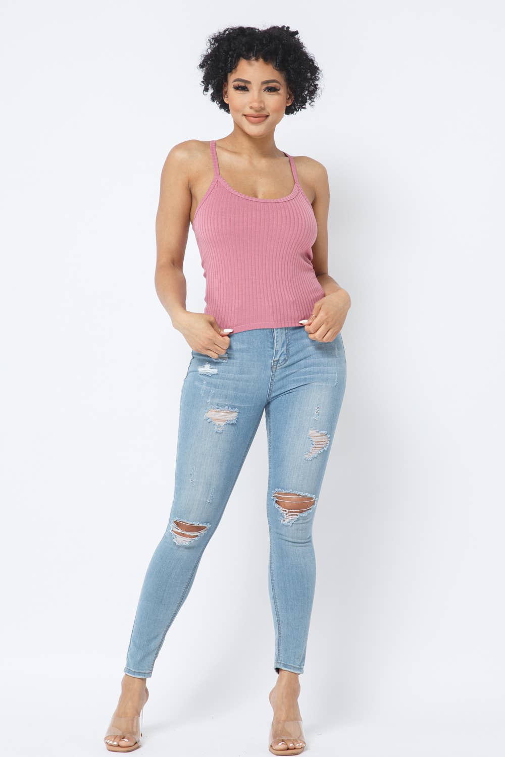 Julia by LoveJ - Wholesale Tank Top - Women's - Rib Racer Back Sleeveless Tank Tops23