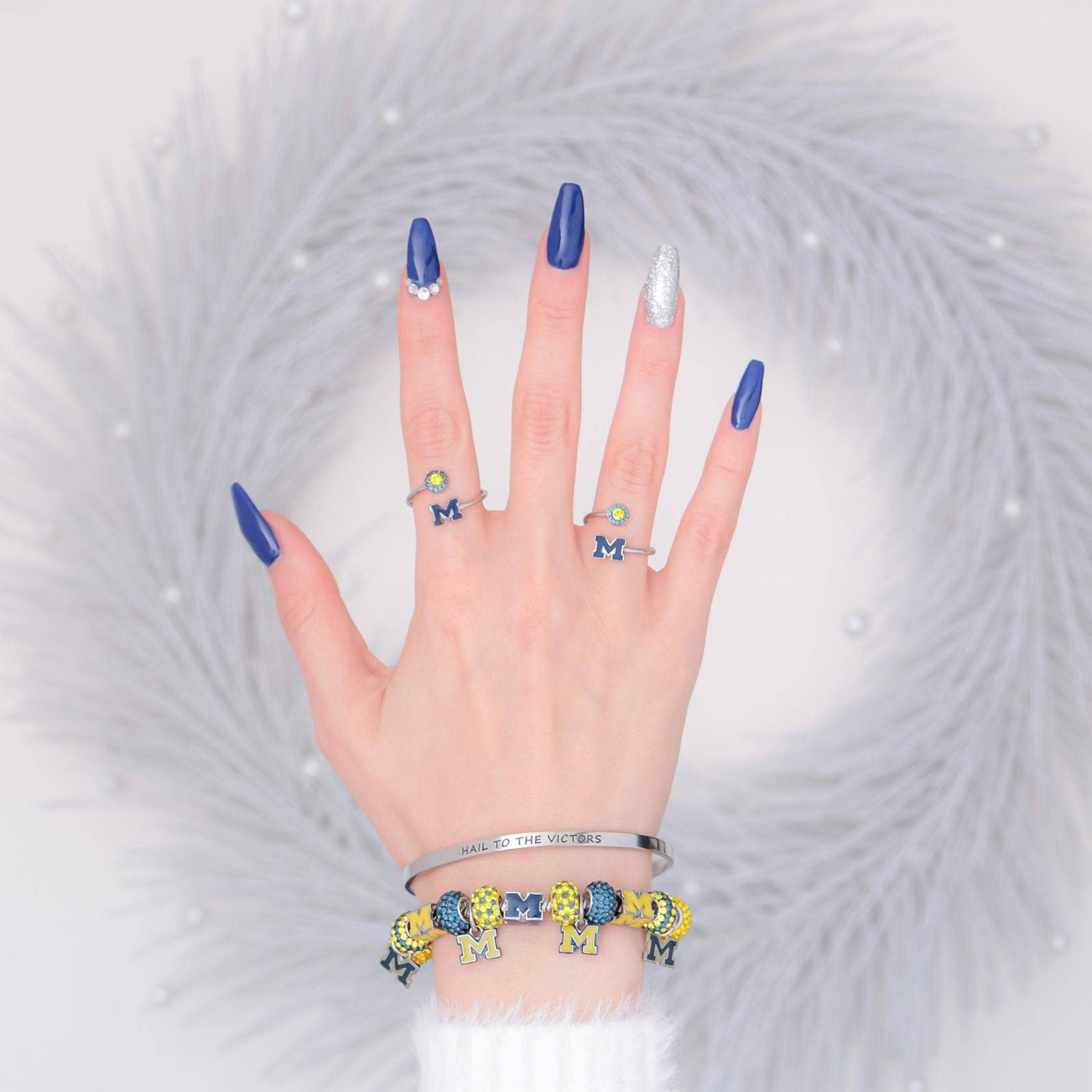 Stone Armory - Wholesale  - Michigan Wolverine Bracelet 'Hail To The Victors'2