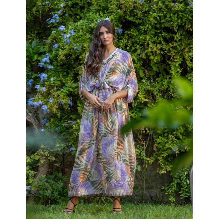 ARIEL KAFTAN SUNSET & MOON DRESS for wholesale by Káhyra