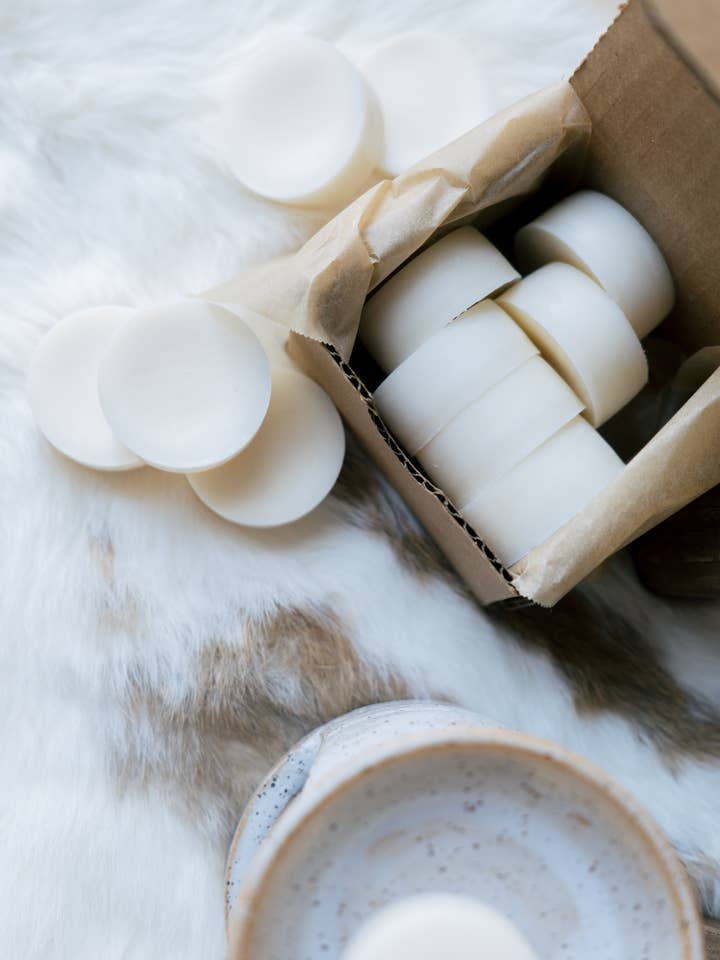 Ginger + Lemon + Nutmeg Soy Wax Melts / Wax Tarts for wholesale by Haus of Wool
