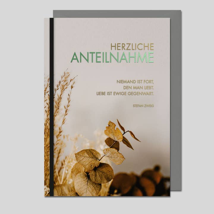 Biglietto di lutto con un motto confortante UK-1953 per la vendita all'ingrosso da parte di Michel-Verlag GmbH