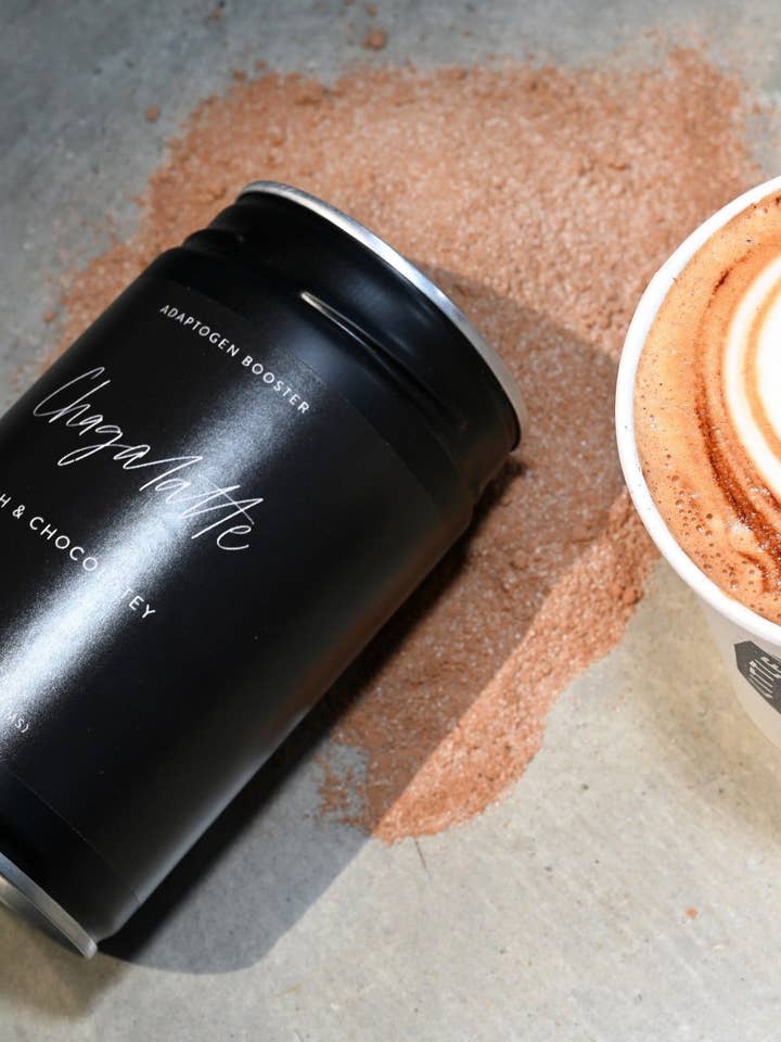 Booster adaptogène Chagalatte boîte 10,6 oz (300 g)
20 portions pour la vente par Hello Goldie