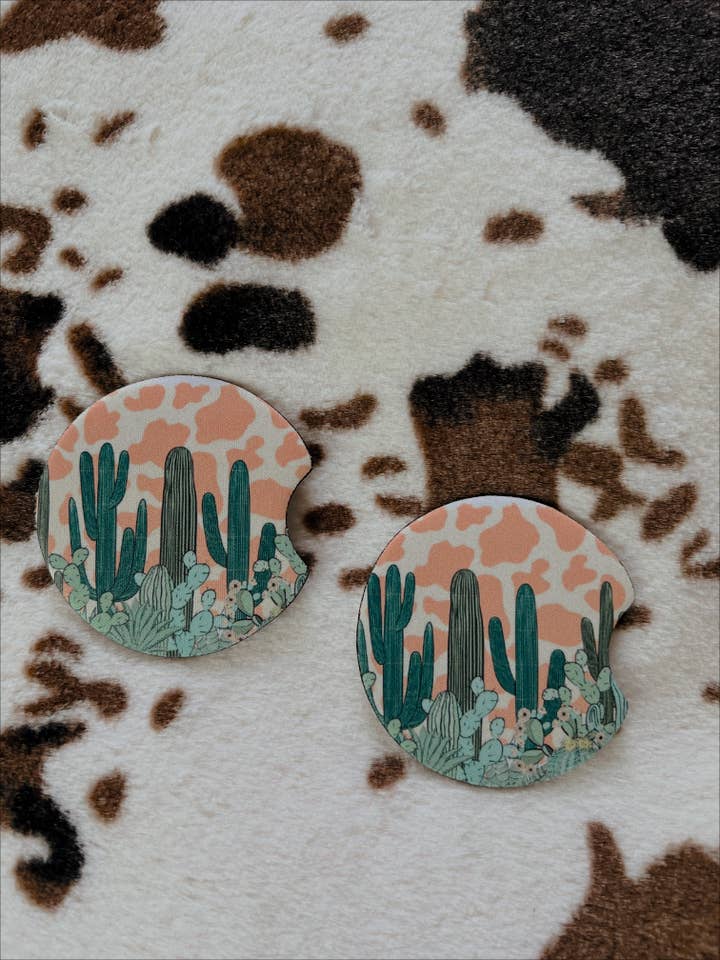 KAKTUS BIL COASTER for engroshandel hos Western Vintage Babe