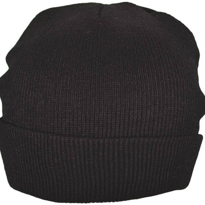 Buck Wholesale - Vente Bonnet – unisexe - Lot de 12 bonnets d'hiver plain/blancs, vente en gros de bonnets en tricot avec tête de mort4
