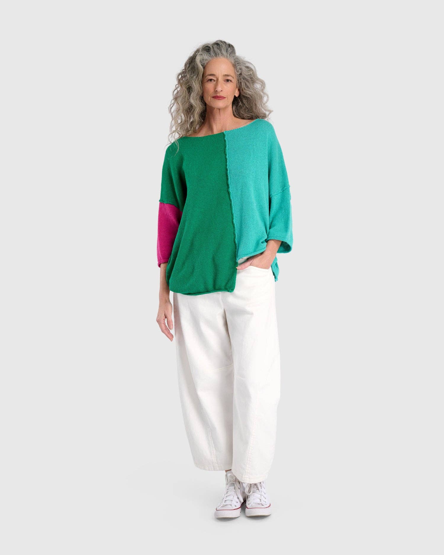 Go-To Barrel Pants, White for wholesale on Faire7