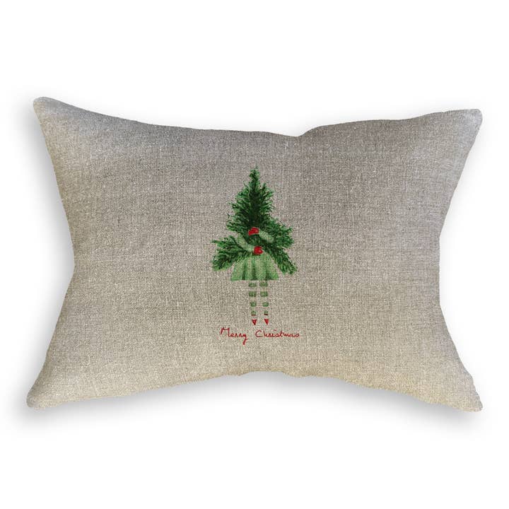 French Graffiti - Vendita all'ingrosso Strofinacci - Signora con albero di Natale8